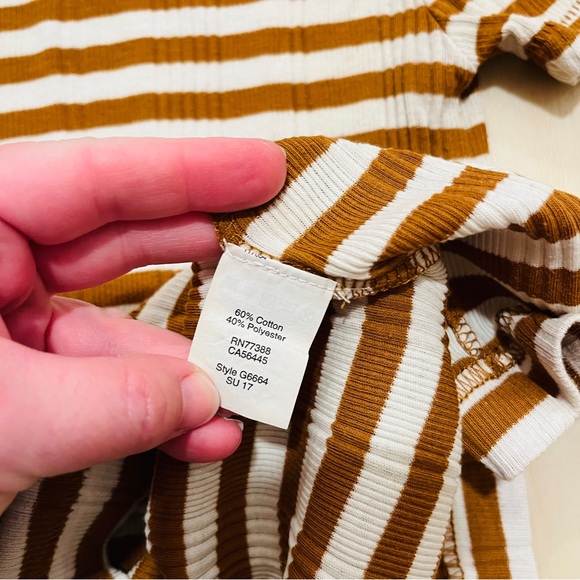 Madewell M Ribbed scoopneck striped tee - Picture 4 of 5